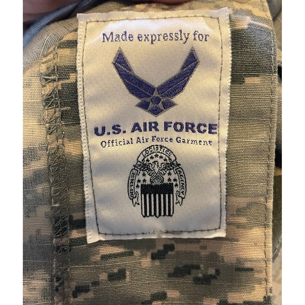 Womens Military Air Force Camouflage Utility Coat Jacket Size 6R - Picture 7 of 9